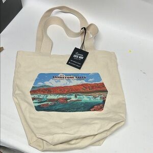 Sandstone Falls National Park Canvas Tote Bag 100% organic NWT